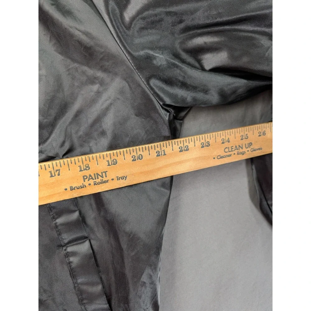 Westark USA Club Wild Satin Bomber Jacket Mens Large Black Vintage Made in USA